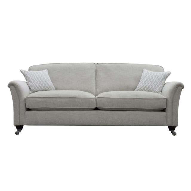 Parker Knoll Devonshire 4 Seater Standard Back Sofa - Grand Sofa - Formal Back M Grade Leather - Madri Moss - image 1