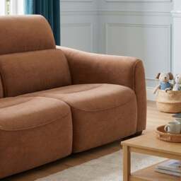 Beck 2 Seater Sofa - 2 Seater Sofa Fabric - FAB-CAN-452 GREY MIST - thumbnail 4