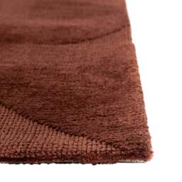 Cortland Block Brown Rug Large - DHD Cortland Block Rug Nutmeg Large - thumbnail 2