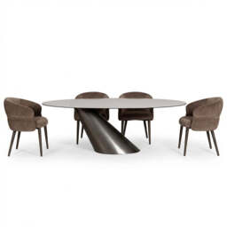 Wynter Dining Table & 4 Chase Chairs Set - thumbnail 1