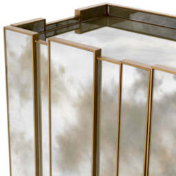 Eichholtz Nottingham Dresser Brushed Brass And Antique Mirror Glass - Dresser Brushed Brass Finish  Antique Mirror Glass - thumbnail 5