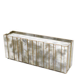 Eichholtz Nottingham Dresser Brushed Brass And Antique Mirror Glass - Dresser Brushed Brass Finish  Antique Mirror Glass - thumbnail 4