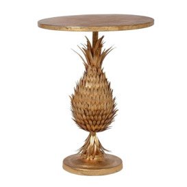 Gilt Pineapple Side Table