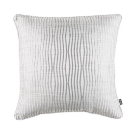 Zinc Textile Snap Cushion - Silver Grey