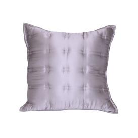 Silk Windsor Cushion - Silver Grey - 65 x 65 cm