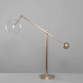 Schwung Milan Table Lamp - Natural Brass