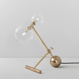 Schwung Zosia Table Lamp - Natural Brass