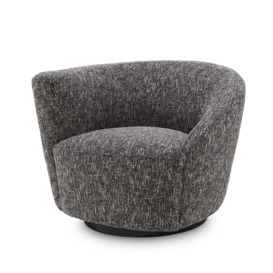 Eichholtz Colin Swivel Chair - Cambon Black - Left
