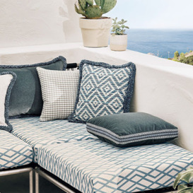 Estero Outdoor Cushion - Moroccan Blue