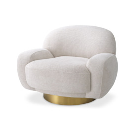 Eichholtz Udine Swivel Chair - Lyssa Off-White