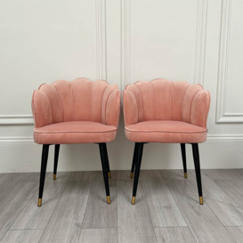 Ex-Display Eichholtz Bristol Dining Chair - Pink - Set of 2