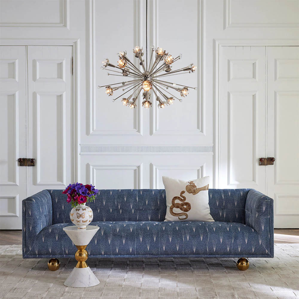 Jonathan Adler Claridge Sofa - Vapor Velvet