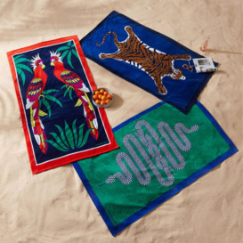 Parrots Beach Towel