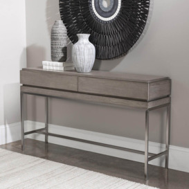 Kamala Grey Oak Console Table