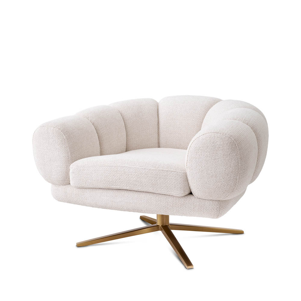 Eichholtz Sunset Swivel Chair - Lyssa Off-White