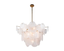 Adagio Pendant Lamp - Antique Brass/White