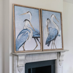Moreton Set of 2 Heron Framed Prints - thumbnail 2