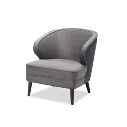 Lindsay Occasional Chair - Night Grey Velvet