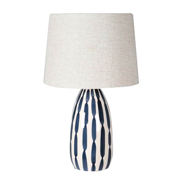 Indigo Brushstroke Lamp