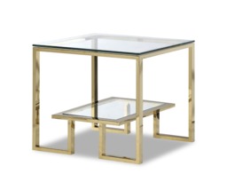 Mayfair Side Table - Polished Gold