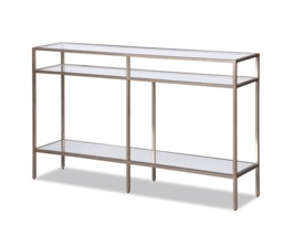Oliver Console Table - Antique Silver