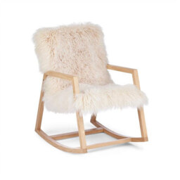 Sheepskin Rocking Chair - Ash - thumbnail 2