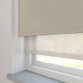 Como Balance and Nico Beige Double roller Blind