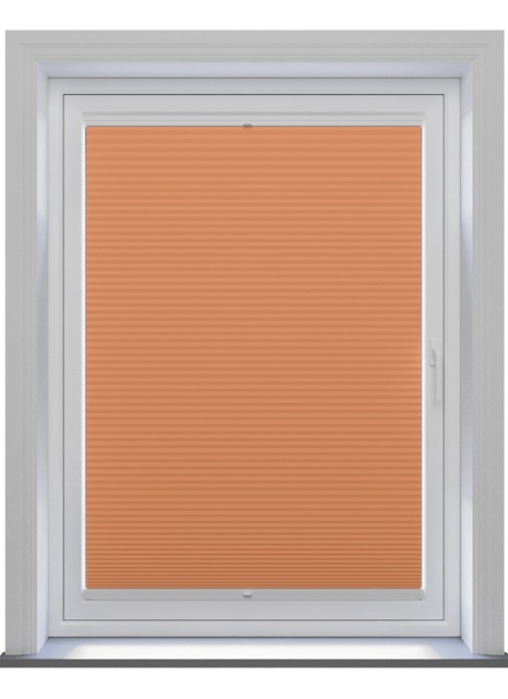 Honeycomb Blackout Orange Stick Fit Honeycomb Blind - image 1
