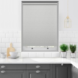 Lintex PVC Blackout Whisp Grey White Roller Blind - thumbnail 2