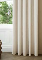 Almond Artisan Herringbone Curtain