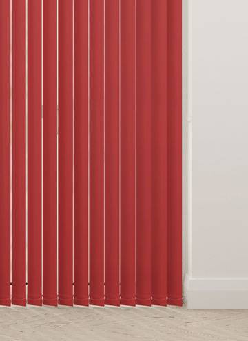 Bella Blackout Scarlet Red Vertical Blind - image 1