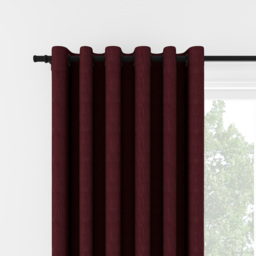 Laura Ashley Swanson Dark Cranberry Eyelet Curtain Eyelet Curtain - thumbnail 2
