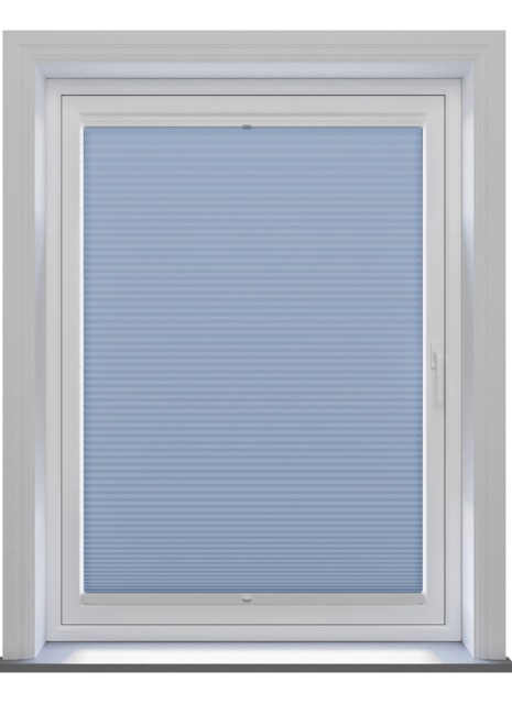 Pleated Blue Clic Fit Pleated Blind - image 1
