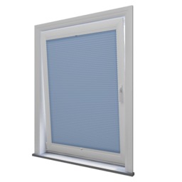 Pleated Blue Clic Fit Pleated Blind - thumbnail 2
