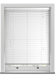 Zambezi Pure White Wooden Blind - thumbnail 1