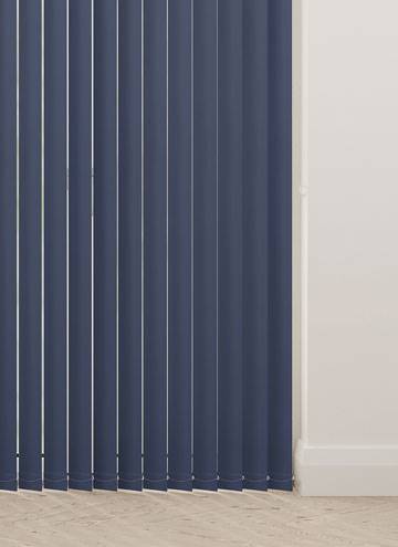 Bella Blackout Indigo Blue Vertical Blind - image 1