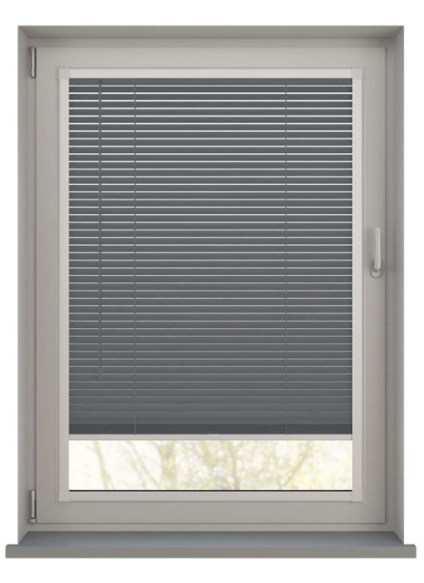 Zambezi 25mm Anthracite Grey Wooden Blind - image 1