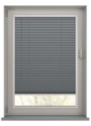 Zambezi 25mm Anthracite Grey Wooden Blind - thumbnail 1