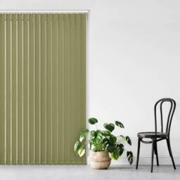 Bella Blackout Moss Green Vertical Blind - thumbnail 2