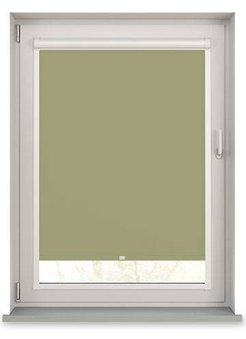 Bella Blackout Moss Green Roller Blind - image 1