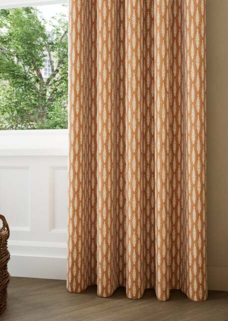 Ginger Fern Leaf Curtain - image 1