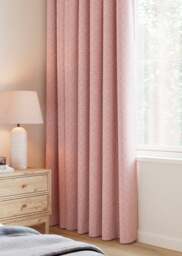 Raspberry Diamond Chevron Curtain