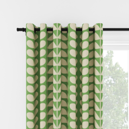 Orla Kiely Solid Stem Green Eyelet Curtain Eyelet Curtain - thumbnail 2