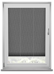 Loxton Charcoal Pleated Blind - thumbnail 1