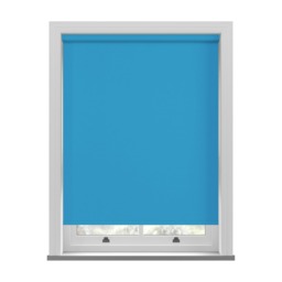 Unishade Blackout Cyan Blue Roller Blind - thumbnail 2