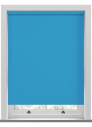 Unishade Blackout Cyan Blue Roller Blind - thumbnail 1