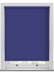 Unilux PVC Blackout Imperial Blue Roller Blind - thumbnail 1