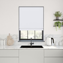 Wabi White Roman Blind - thumbnail 2