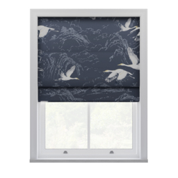 Laura Ashley Animalia Midnight Roman Blind Roman Blind - thumbnail 2