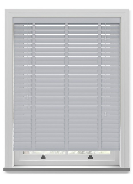 Realm Taped Grey Wooden Blind - image 1
